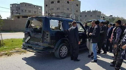 Explosion Strikes Palestinian PM’s Convoy in Gaza