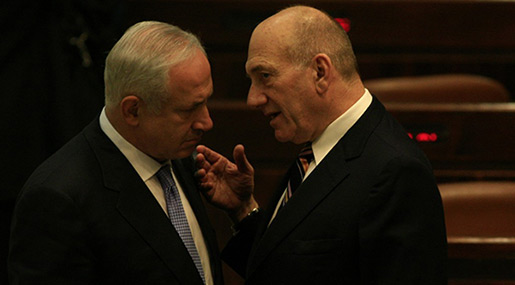 Ehud Olmert Urges Bibi To Step Down, Preserve Dignity Of Office