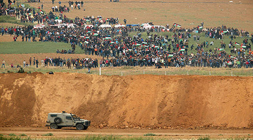 Great Return March: ’Israelis’ Martyr, Injure Palestinians Protesting By Thousands