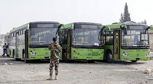 6k+ Militants, Family Members Evacuated from Syria’s Eastern Ghouta