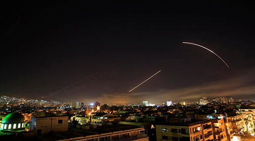 Moscow: Syria Intercepted many of 100+ Missiles Launched