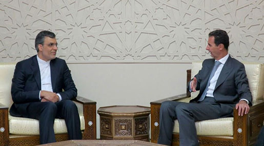 Al-Assad Receives Jaberi Ansari: Tripartite Aggression Won’t Stop the War on Terrorism