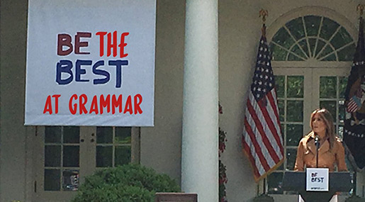 Twitter Mocks Melania Trump over Grammatical Flaw in FLOTUS’ Initiative Title