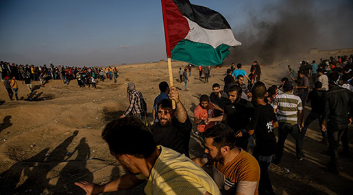 Great Return March: 28 Palestinians Martyred, 1693 Injured in Gaza Protests