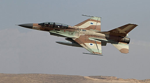 ’Israeli’ Warplanes Bomb Different positions North Gaza