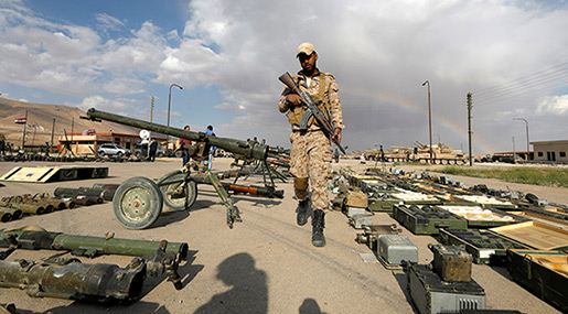 Report: Syrian Army Finds Tanks, Arms Hidden by Terrorists North of Damascus