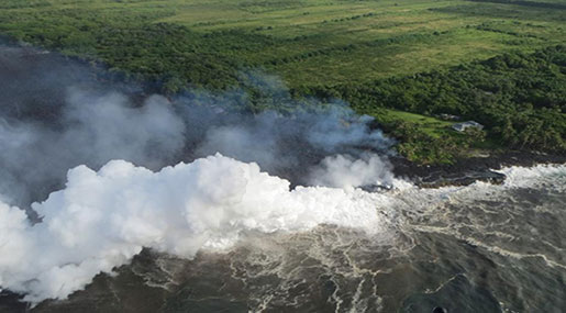 As Hawaii Volcano Lava Reaches Ocean, Dangerous ’Laze’ Kills at Least Two