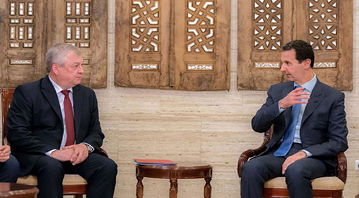 Al-Assad Hails Russia’s Role in Syria’s Victories