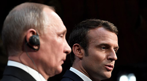 Macron, Putin to Discuss Iran Nuclear Deal, Syria