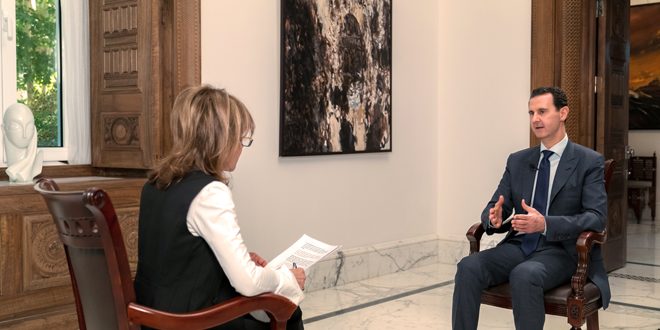 Al-Assad to British Mail: US, UK Existence in Syria Colonial 