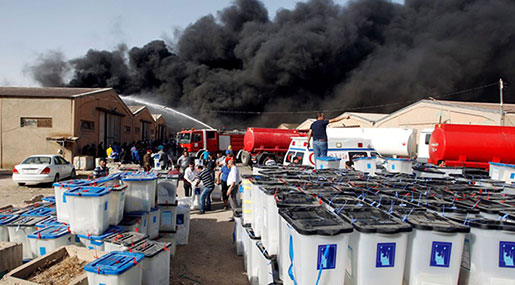 Iraq: Ballot Warehouse Hit by Blaze as Country Prepares for Recount