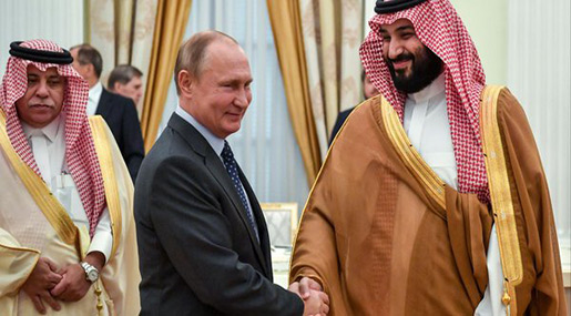 Saudi Arabia’s MBS, Russia’s Putin Discuss Oil in Moscow
