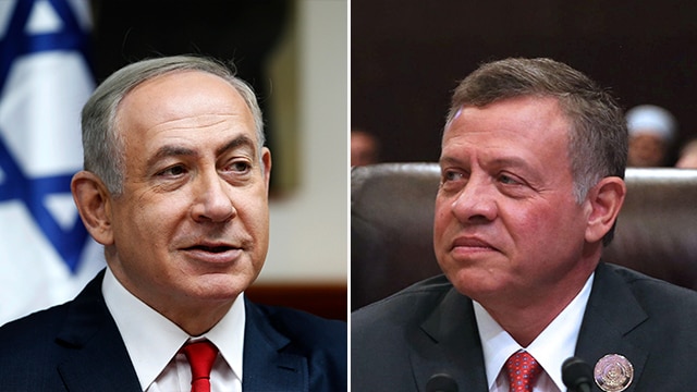Netanyahu Meets Abdullah II in Amman