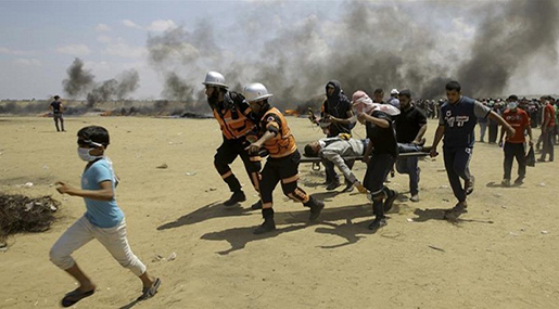 ICRC: ’Israeli’ Use of Live Fire in Gaza Causing ‘Unprecedented Crisis’