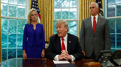 Trump Signs Executive Order on Immigration amid Fierce Political Backlash