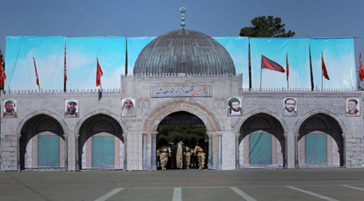 Imam Khamenei Attends Graduation Ceremony at Imam Hussain Officers Academy [Photos]