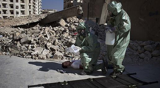 Syrian Officials: Terrorists Attack Civilians with Chemicals in Aleppo