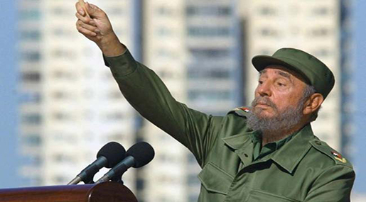 Cuban revolutionary Fidel Castro