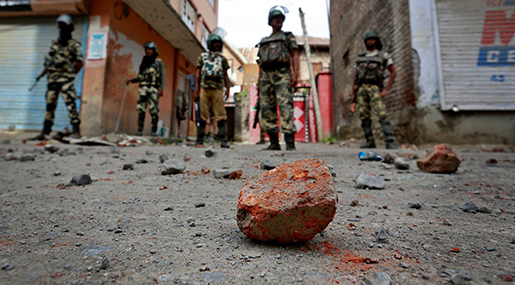 Police in Kashmir