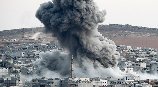 Kobani airstrike 