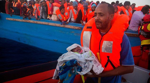 Libyan migrant