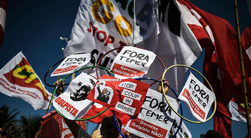 Rio Olympics: Police Clash with Protesters, Arrest 50 Rio Olympics: Police Clash with Protesters, Arrest 50