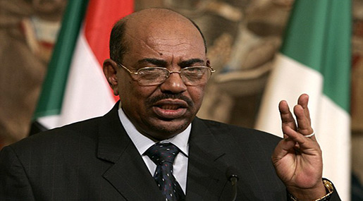 Sudanese president Omar Bashir