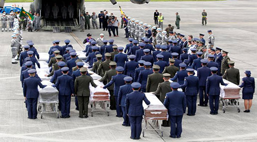 Colombia Plane Crash: Bodies of Victims Sent Back Home Colombia Plane Crash: Bodies of Victims Sent Back Home