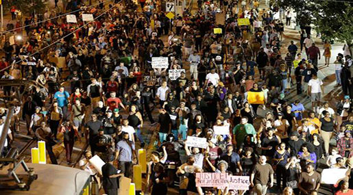 Charlotte Protesters Demand Justice for Black Man Killing