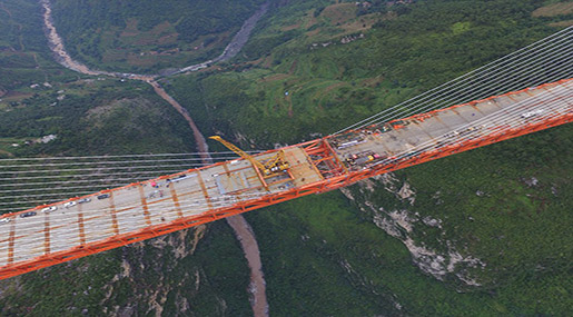 World’s Highest Bridge Opens in China