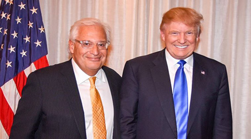 Trump Picks US Ambassador to «Israel»