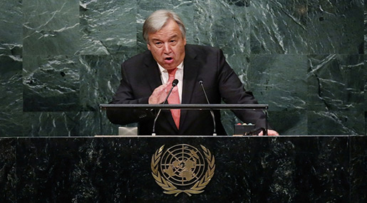 Incoming UN Chiefe Antonio Guterres 