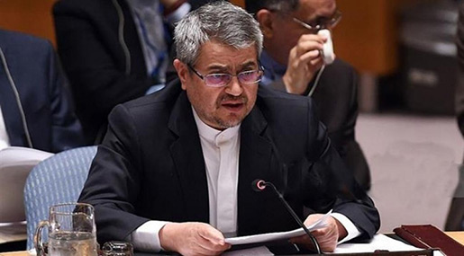 Iran's UN ambassador Gholam-Ali Khoshroo