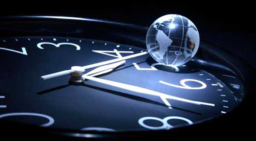 Clock and Earth 