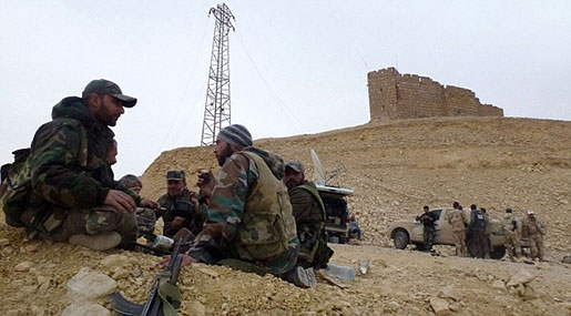 Syrian Army Rushes Forces to Palmyra in Daesh Battle Syrian Army Rushes Forces to Palmyra in Daesh Battle