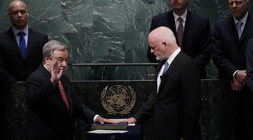 Former Portuguese Prime Minister Antonio Guterres