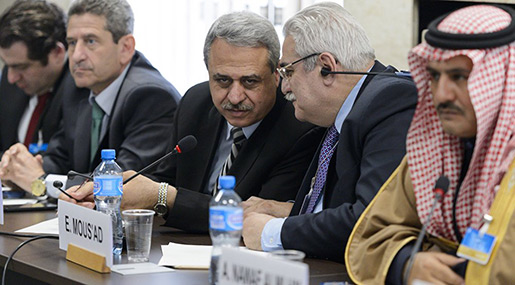 Members of the new Syrian opposition group 
