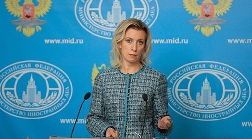 Russian Foreign Ministry spokesperson Maria Zakharova 
