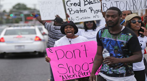 Alton Sterling Death: Fresh Protests over Louisiana Shooting
