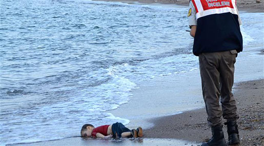 drowned three-year-old Syrian boy Aylan Kurdi