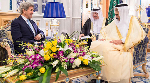 Kerry-Salman Meeting: Syria, Yemen on Top
