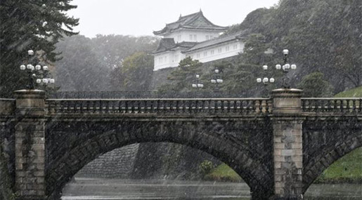 Snow in Japan