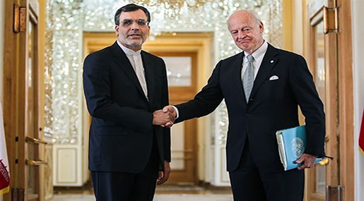 De Mistura in Tehran for Talks