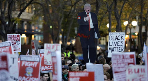 Anti-Trump Protests Continue for 3rd Consecutive Night Anti-Trump Protests Continue for 3rd Consecutive Night