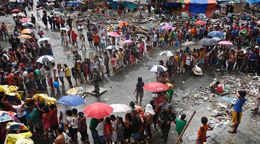 Filipinos affected by Typhoon Haima