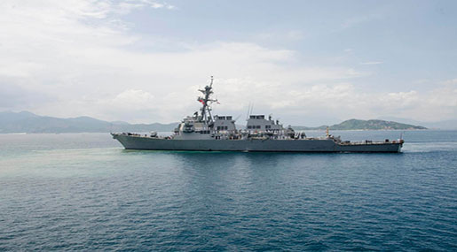 US Warships in First Visit To Vietnam since War 