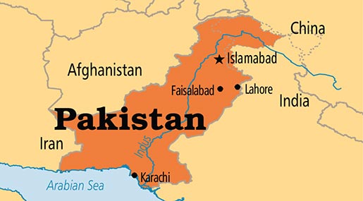 Pakistan map