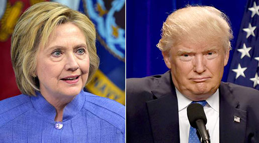 US 2016 Presidential Election: Poll Shows Clinton Leading Trump by 7%