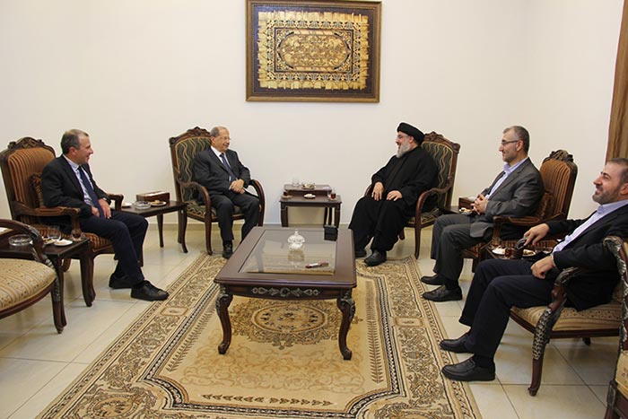 Sayyed Nasrallah Receives Aoun Sayyed Nasrallah Receives Aoun
