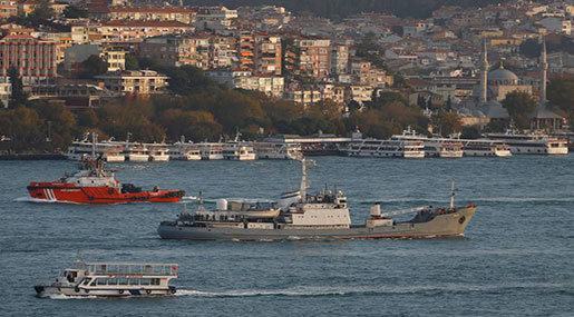russian warships